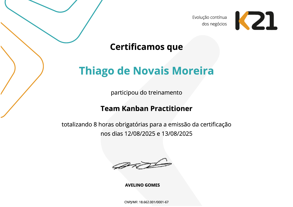 Certificado K21